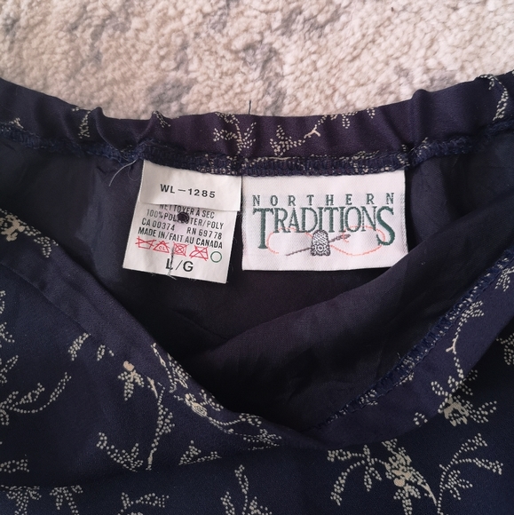 Vintage, flowy A line skirt - Picture 2 of 2